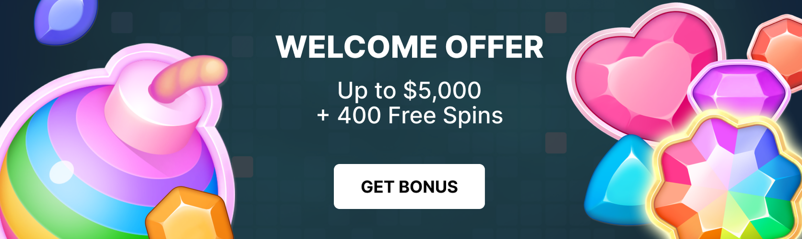 Casino and friends banner